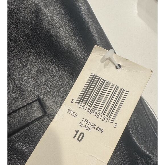 I.N.C. International Concepts 100% Leather Pants Women’s Size 10 Lined Sexy Boho - Picture 7 of 10